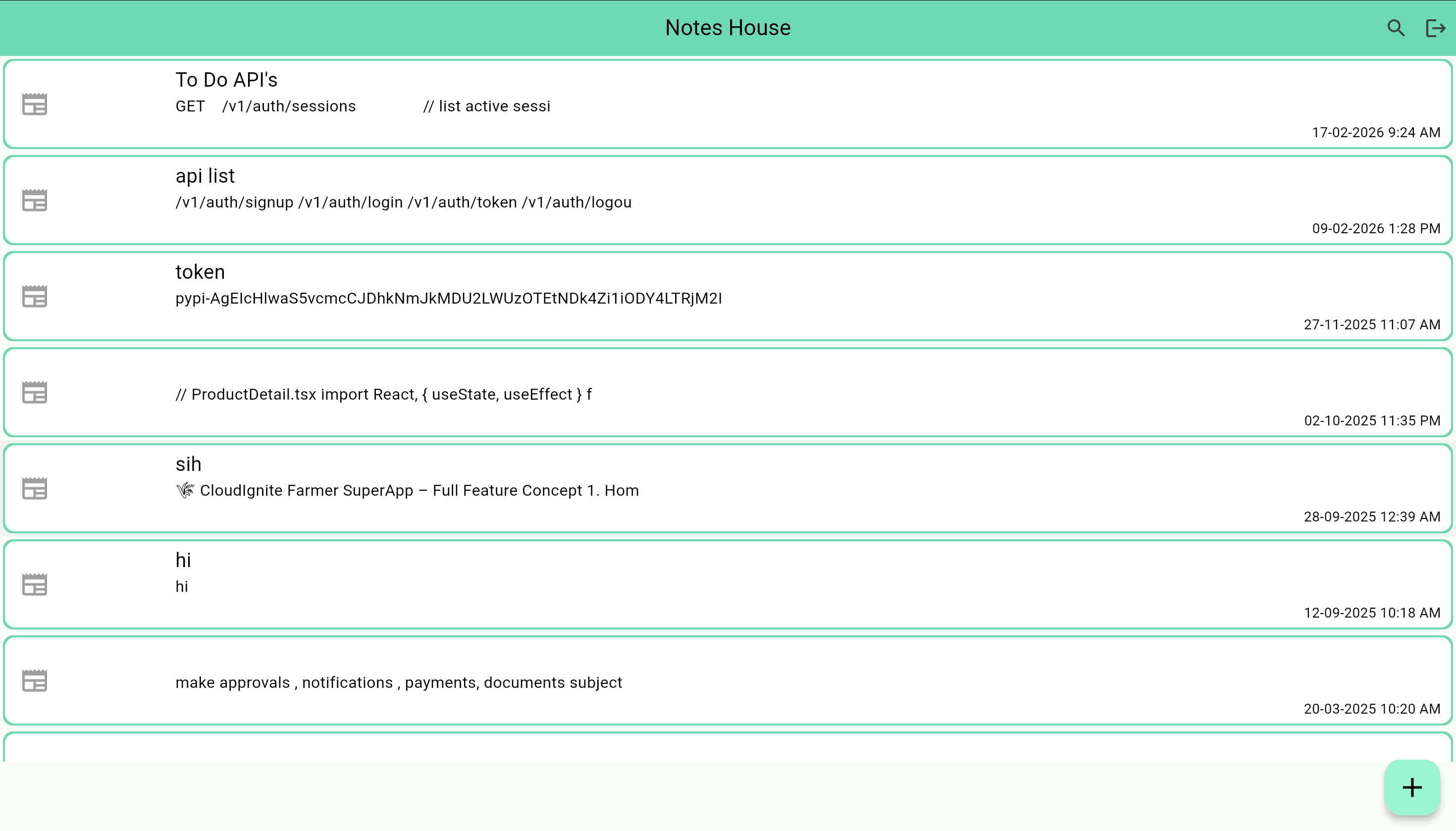 NotesHouse